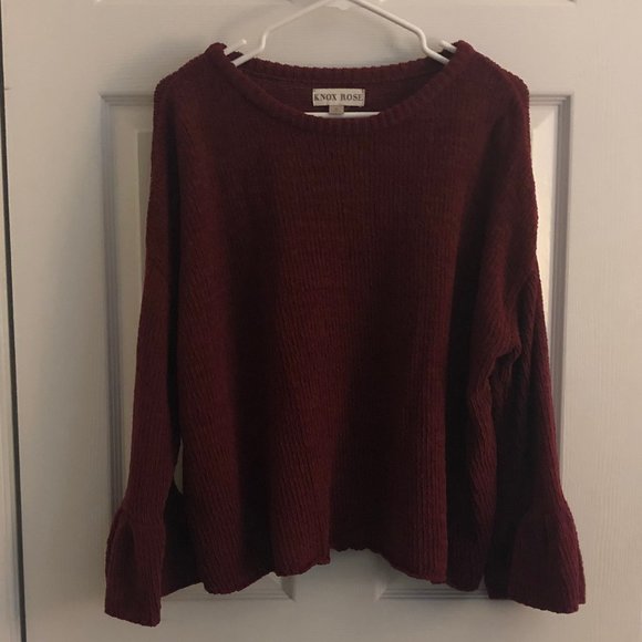 Knox Rose Maroon Sweater - Picture 1 of 5